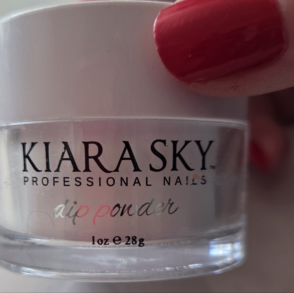 Kiara Sky Nail Powder Frosted Sugar. Have Other Colors, Base & Top Coat, Etc